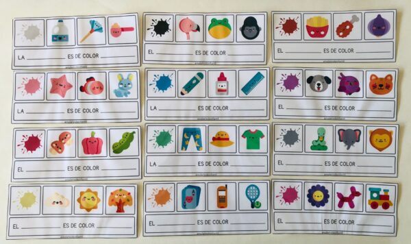 Tarjetas de colores - Imagen 3